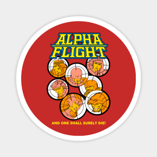 Alpha Flight Team Magnet